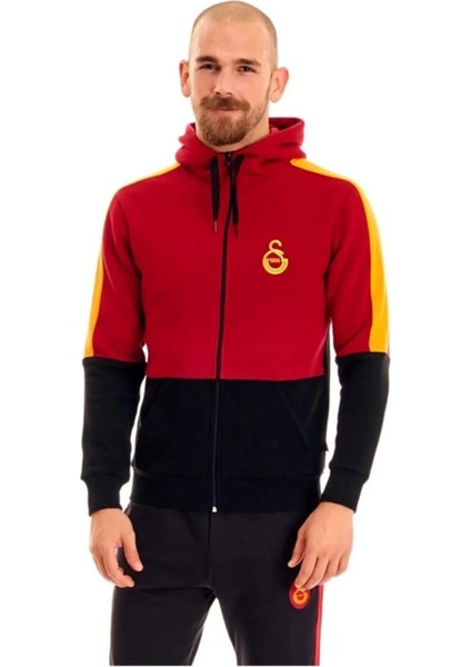 Lisanslı Kırmızı Sweatshirt Hediye Aslan Ahşap Kutulu