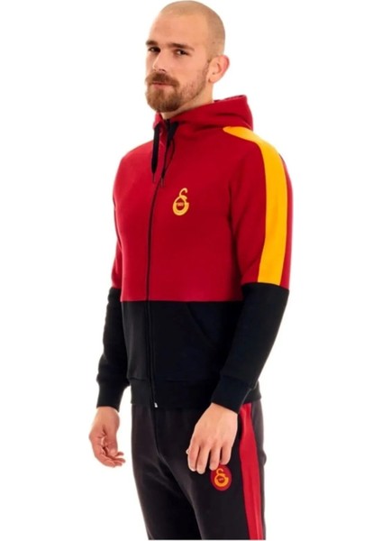 Lisanslı Kırmızı Sweatshirt Hediye Aslan Ahşap Kutulu
