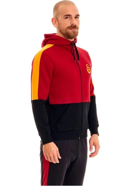 Lisanslı Kırmızı Sweatshirt Hediye Aslan Ahşap Kutulu