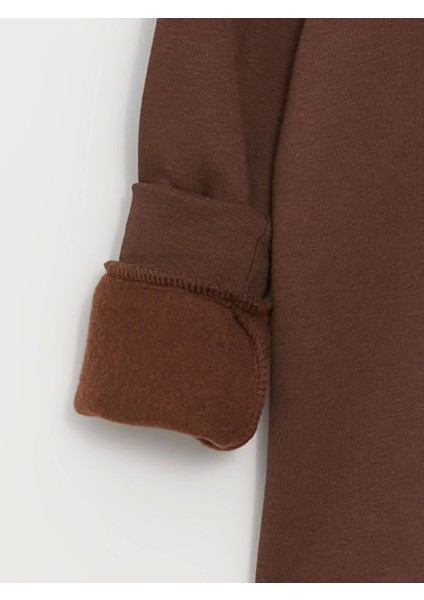 Lcw Kids Kahverengi Baskılı Uzun Kollu Erkek Çocuk Hoodie fiyatları