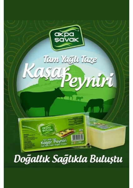 Tam Yağlı Kaşar Peyniri Net:1000 gr