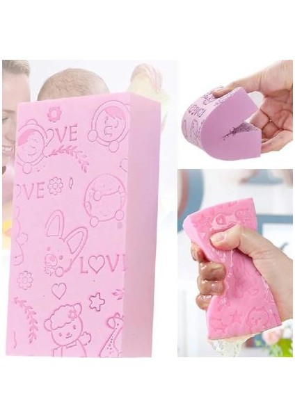 Sihirli Sünger Banyo Peeling Ölü Deri Temizleme Süngeri Duş Bakım Yumuşak Lif Çok Amaçlı Sünger