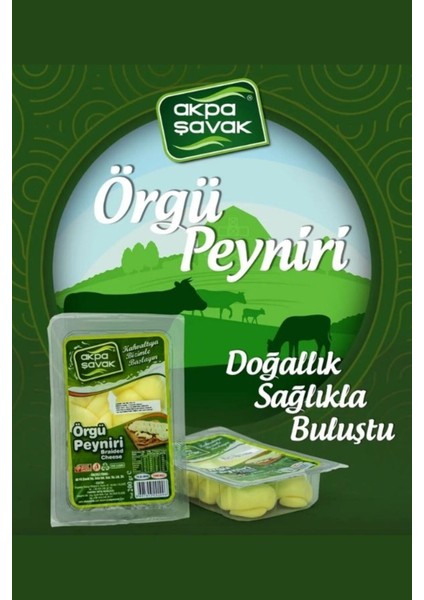 Akpa Şavak Örgü Peyniri (NET:200 Gr)