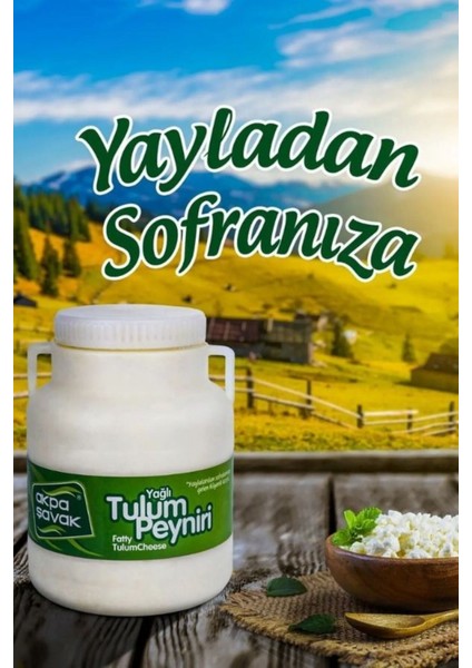 Tulum Peyniri Brüt:3200 gr Net:3150 gr