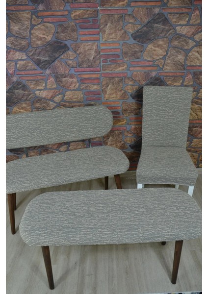Bench Puf 2 Sandalye Takım Kılıfı fırsatları