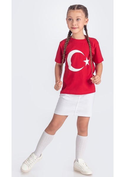 23 Nisan 29 Ekim Türk Bayraklı Etek Takım