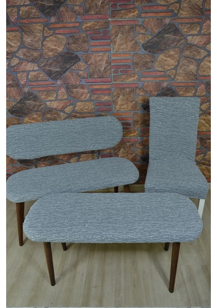 Bench Puf 2 Sandalye Takım Kılıfı