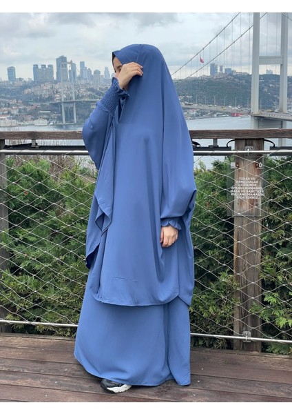Indigo Iğneli Peçeli Afgan Takımı
