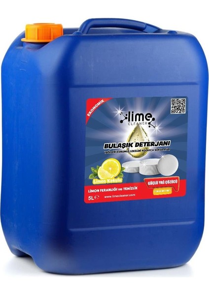 Limon Kokulu Bulaşık Deterjanı Üstün Hijyen Etkisi 5 Litre