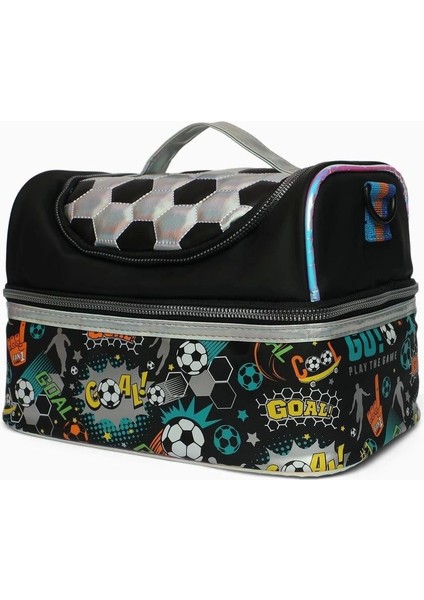 Beslenme Çantası Futbol Siyah