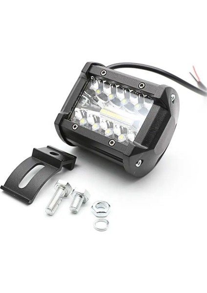 2 Adet 60WATT Çalışma Lambası Kamyon Sis Farı Motosiklet Off-Road LED Lamba