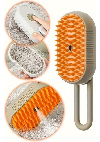 Tekno Trust Buharlı Kedi Tarağı Tüy Toplayıcı Kedi Köpek Tüyü Toplama Temizleme Kedi Fırçası Kedi Ürünleri