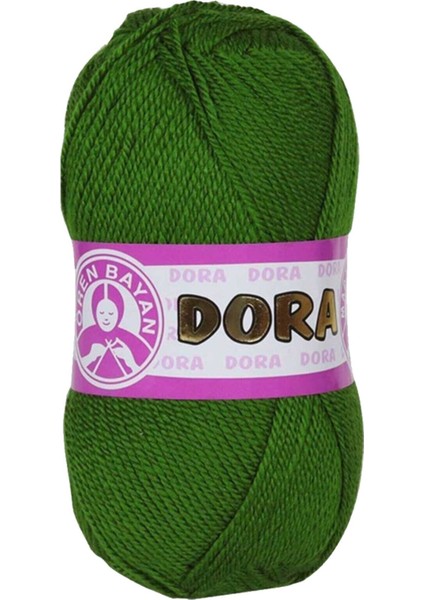 1 Adet Dora El Örgü Ipi Yünü 100 gr 087 Yeşil