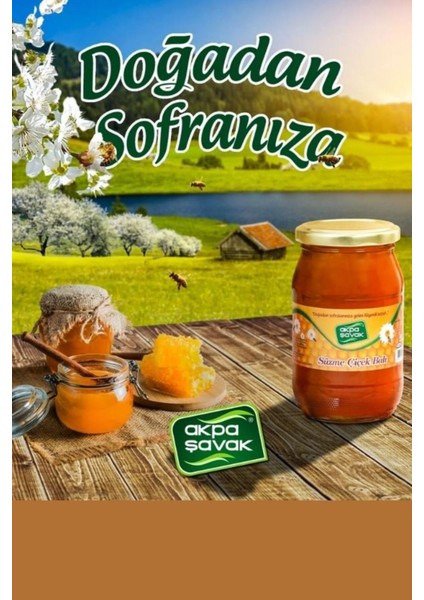 Süzme Çiçek Balı Şekersiz 950 gr