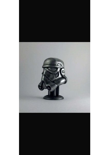 Stormtrooper Helmet Büst Figür Siyah 13CM