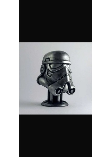 Stormtrooper Helmet Büst Figür Siyah 13CM