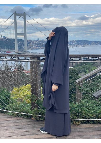 Iğneli Peçeli Afgan Takımı Antrasit