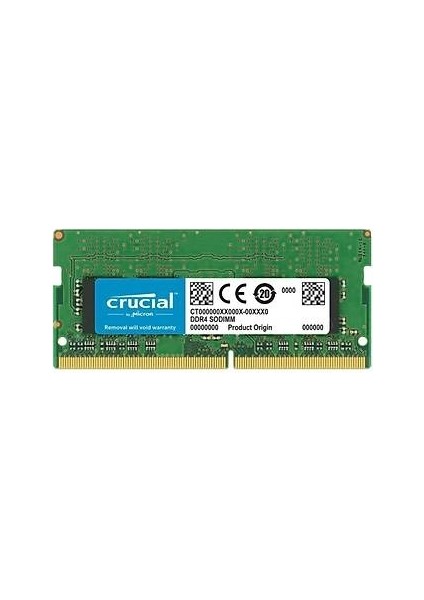 Crucıal 32GB Ddr4 3200MHZ CL22 Notebook Ram CT32G4SFD832A (Kutusuz) (1.2V)