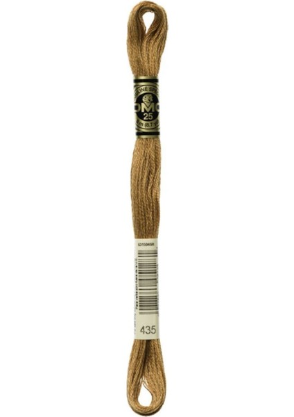 Muline El Nakış Iplikleri - 8 M - Renk No 435