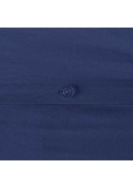 Soft Oxford Yastıklı Çift Kişilik Nevresim Takımı - Lacivert