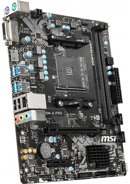 Msı A320M-A Pro Ddr4 3200MHZ 1xhdmı 1xdvı USB 3.2 Matx Am4