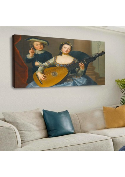 120 X 60 Cm Kanvas Orta Çağ Tablo
