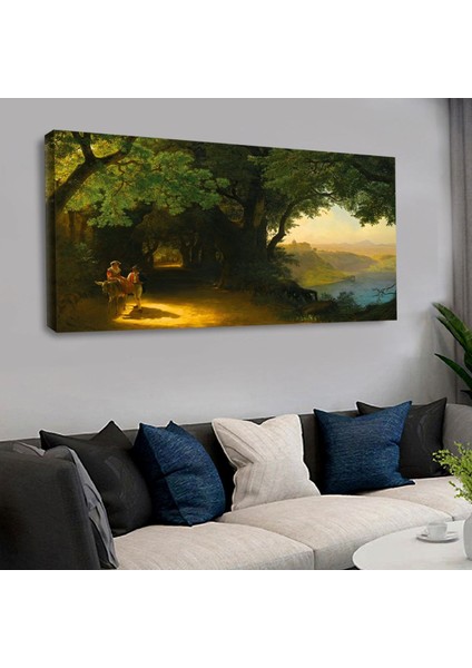 120 x 60 cm Kanvas Orman Tablo