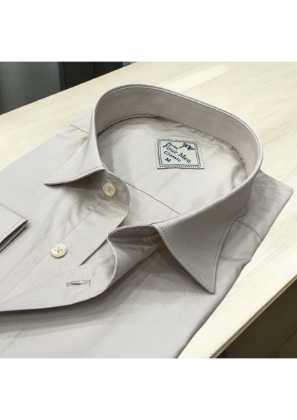 Klasik Rahat Kesim Düz Erkek Pamuk Gömlek fiyatları