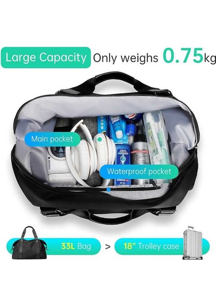 MR8066 Borsa Şık Dayanıklı ve Fonksiyonel Fitness Spor ve Seyahat Çantası (Yurt Dışından) indirimleri