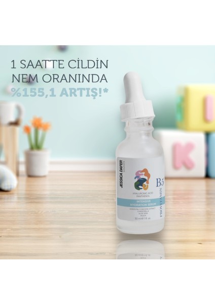 Yoğun Nemlendirme ve Dolgunlaştırıcı Etkili, Yenileyici Cilt Bakım Serumu 30 ml (Hyaluronic Acid %2 + B5)