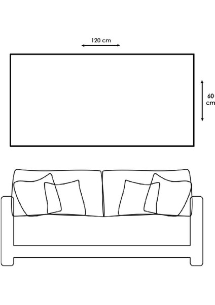 120 X 60 Cm Kanvas Space Tablo