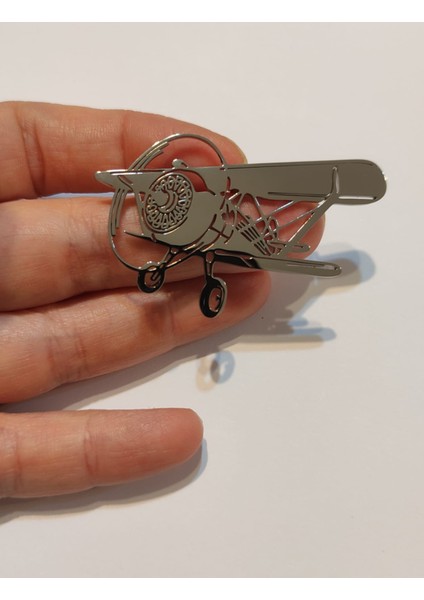 Uçak Broş. Çelik Broş. Uçak Rozet, Çelik Rozet. Pilot, Havacılık, Tarih, Hediye. Aviation. fiyatları