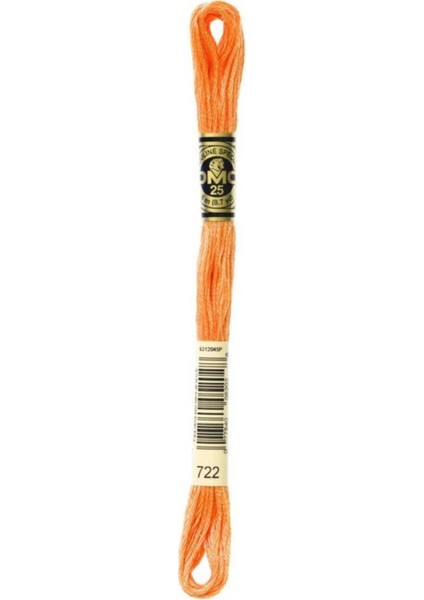 Muline El Nakış Iplikleri - 8 M - Renk No 722
