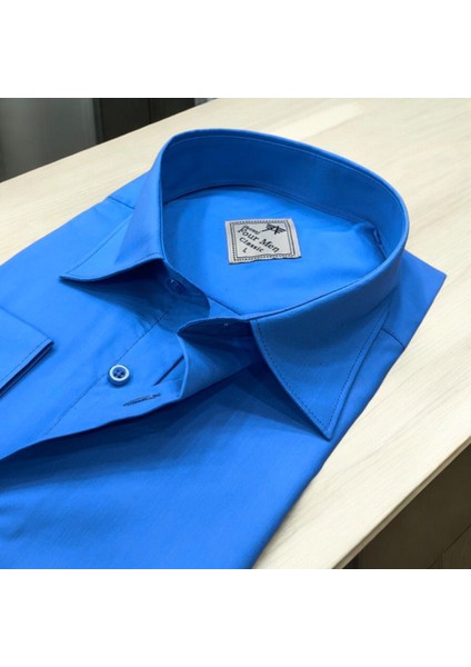 Klasik Rahat Kesim Düz Erkek Pamuk Gömlek fiyatları