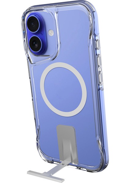 Apple iPhone 16 Pro Kılıf Magsafe Şarj ve Ultra Koruma Özellikli T-Max Standlı Kapak