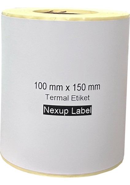 Label - 100X150 mm Termal Etiket, Barkod/adres/kargo Termal Etiketleri, Zebra ve Diğer Yazıcılarla Uyumlu