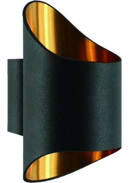 CT-5426 Kl-50 Troya Aplik G-9 Siyah Gold Kasa LED Duvar Apliği Dekoratif Sıva Üstü modelleri