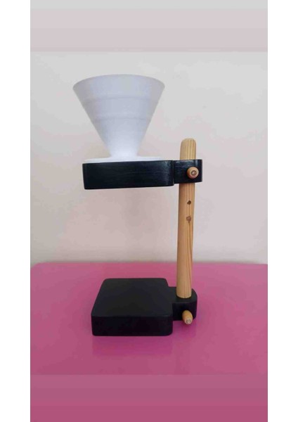 Ahşap V60 Dripper Filtre Kahve Standı + Filtre Kahve Kağıdı Tutucu Stand Aparatı Barista Full Set fiyatları