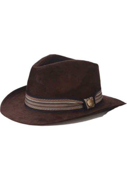 Unisex Kaşe Kovboy Fötr Şapka