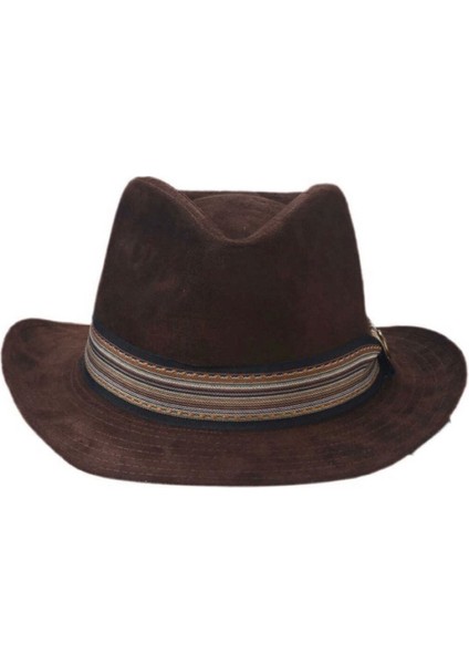 Unisex Kaşe Kovboy Fötr Şapka