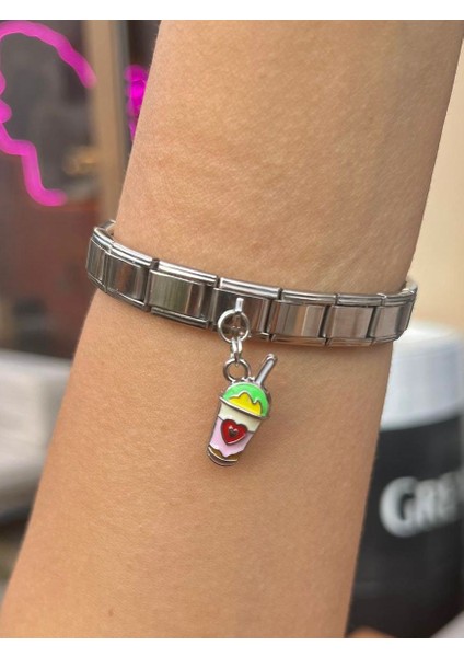 Kararmaz Çelik Bileklik & Charm Modelleri - Şıklık ve Dayanıklılık Ayarlanabilir - Kararmaz, 18 cm