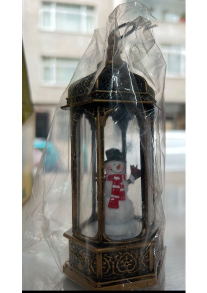 Yılbaşı Noel Baba Işıklı Süs -Zf