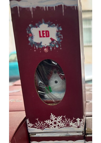 Yılbaşı Noel Baba Işıklı Süs -Zf