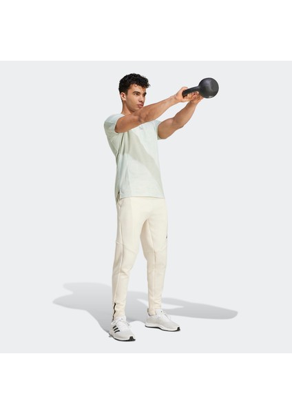 Designed For Training Spaceknit Erkek Bej Günlük Eşofman Altı.-