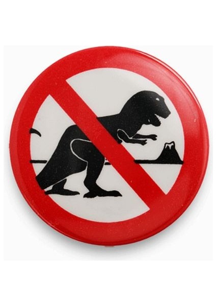 Major Selection Rozet Metal Dinazor Sarkastik