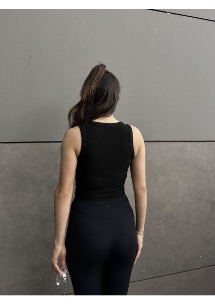 Halter Yaka Ottoman Kumaş Atlet