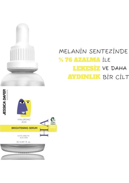 Aydınlatıcı Cilt Tonu Eşitleyici Arbutin Cilt Bakım Serumu 30 ml