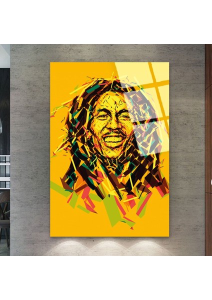 Kırılmaz Cam Bob Marley Tablo