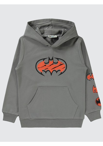 Erkek Çocuk Sweatshirt 6-9 Yaş Antrasit