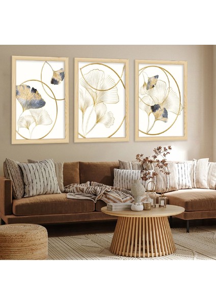 Ahşap Çerçeveli Kolaj Çizim Modern Tablo fiyatları